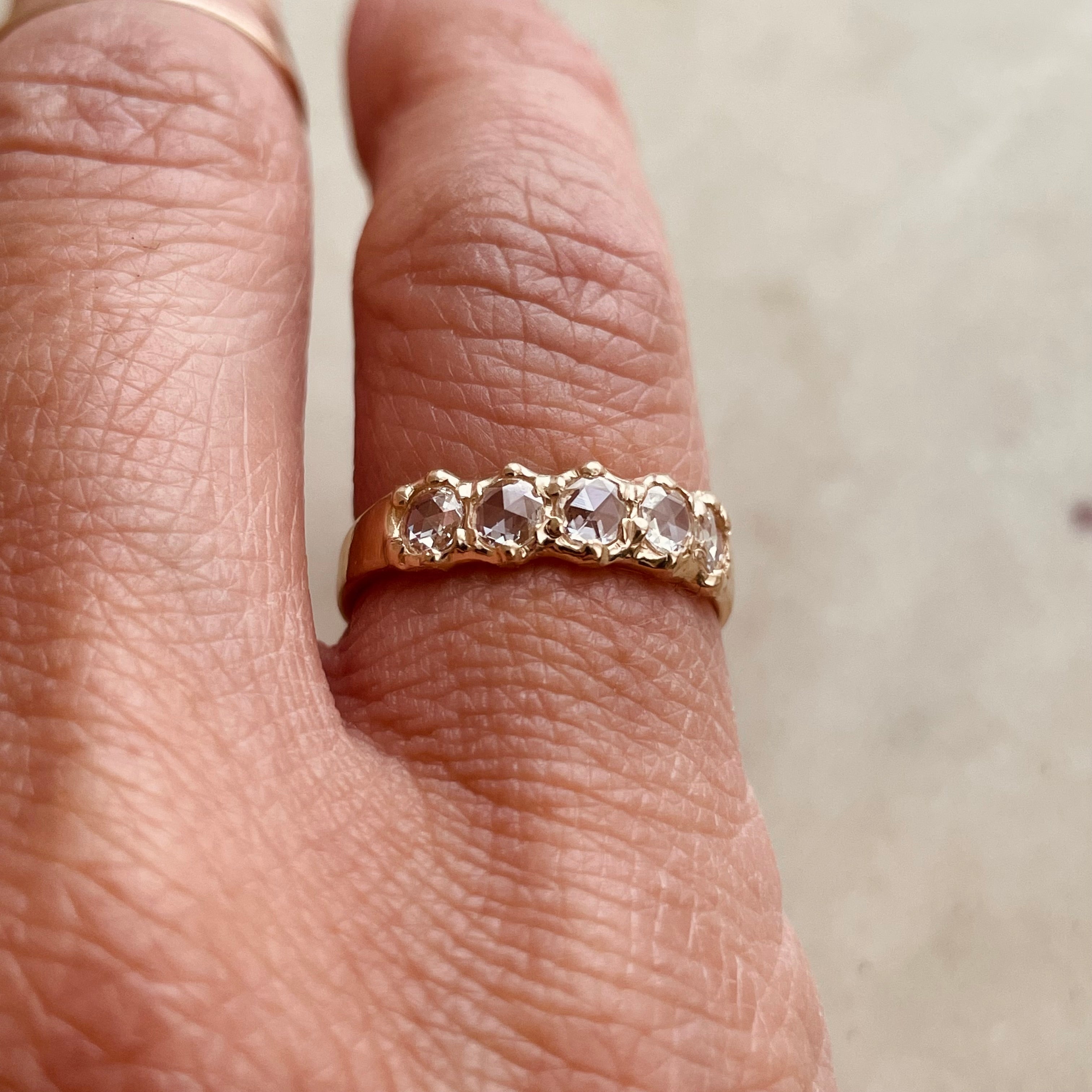 14K Gold Diamond Ring | MIMOSA Handcrafted