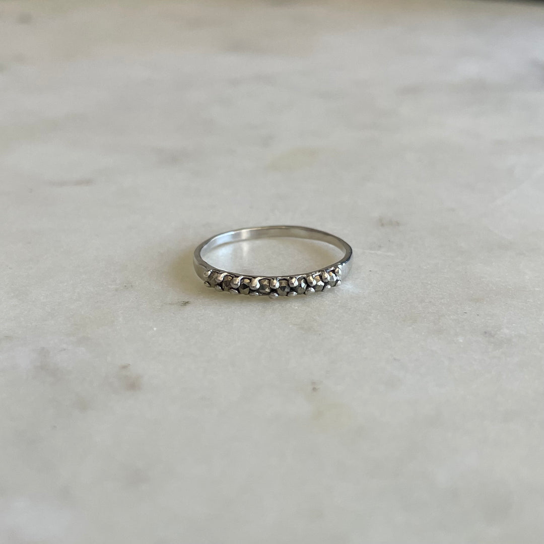 ONE OF A KIND PYRITE RING | MIMOSA Handcrafted