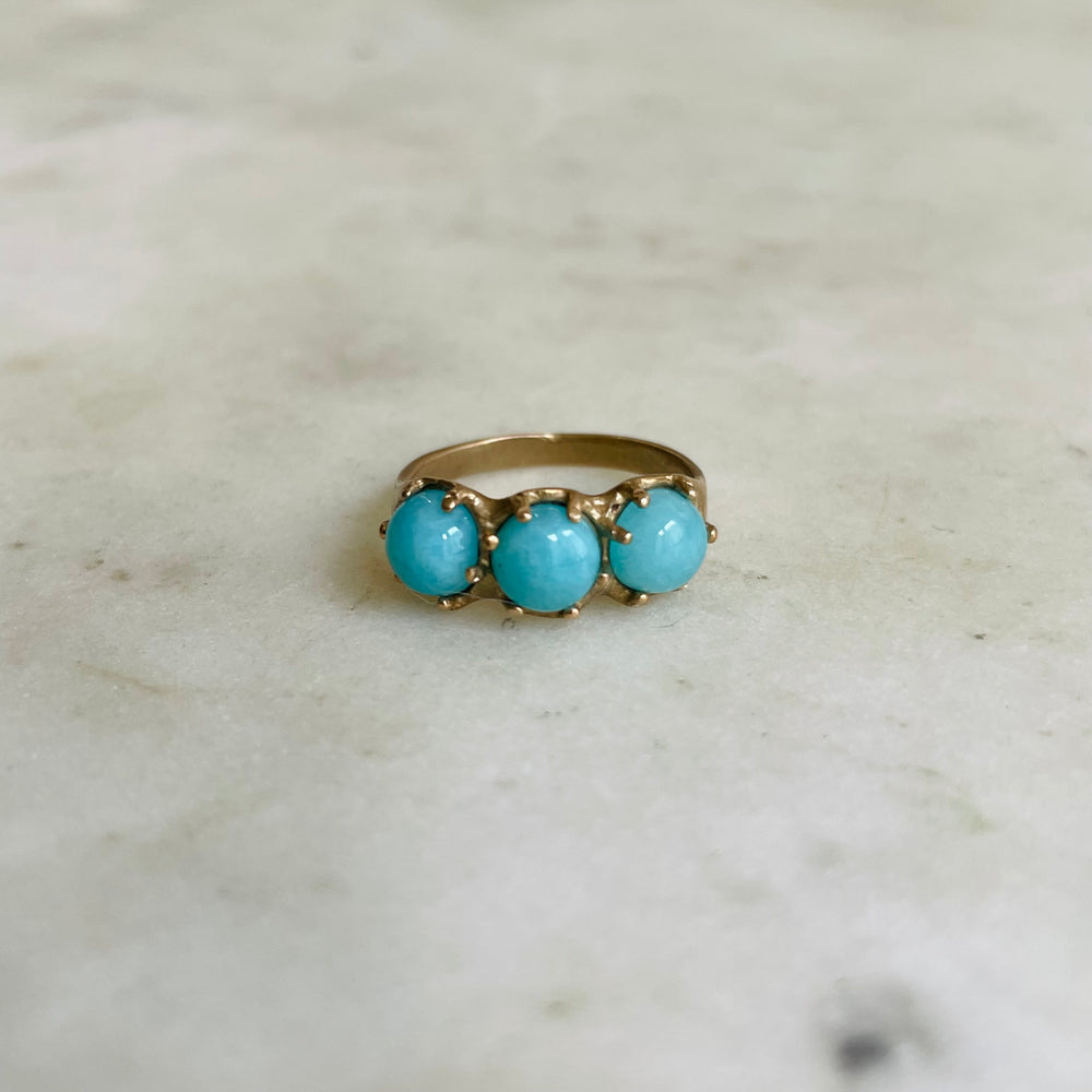 Size 6.5 Bronze Amazonite Ring