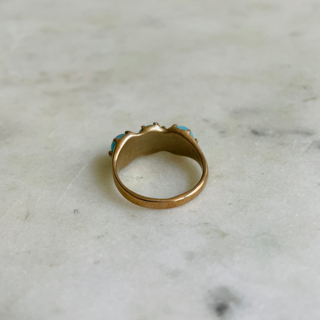 Size 6.5 Bronze Amazonite Ring