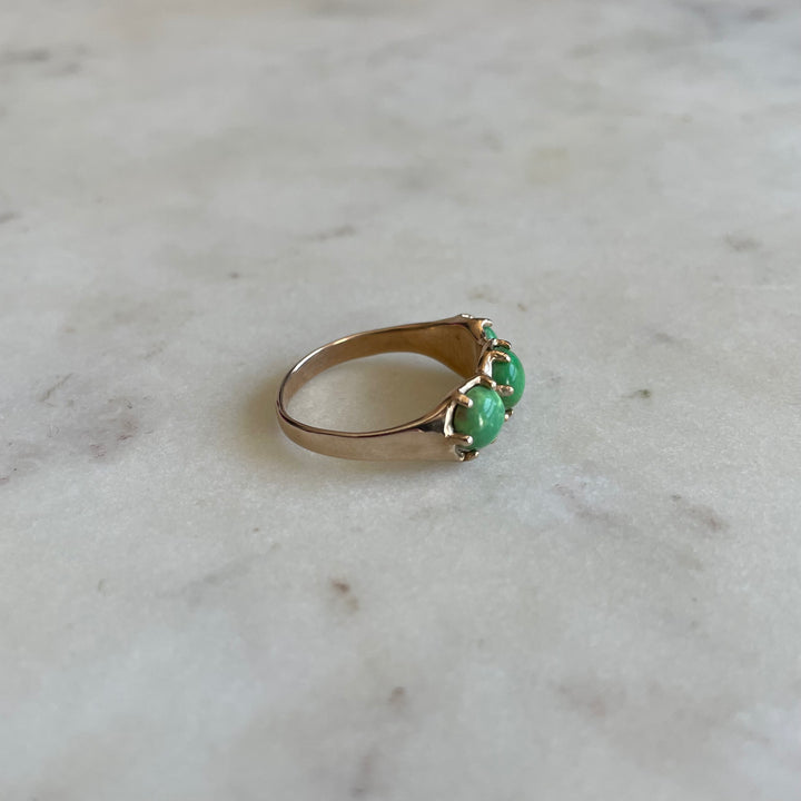 One-Of-A-Kind Green Turquoise Ring | MIMOSA Handcrafted