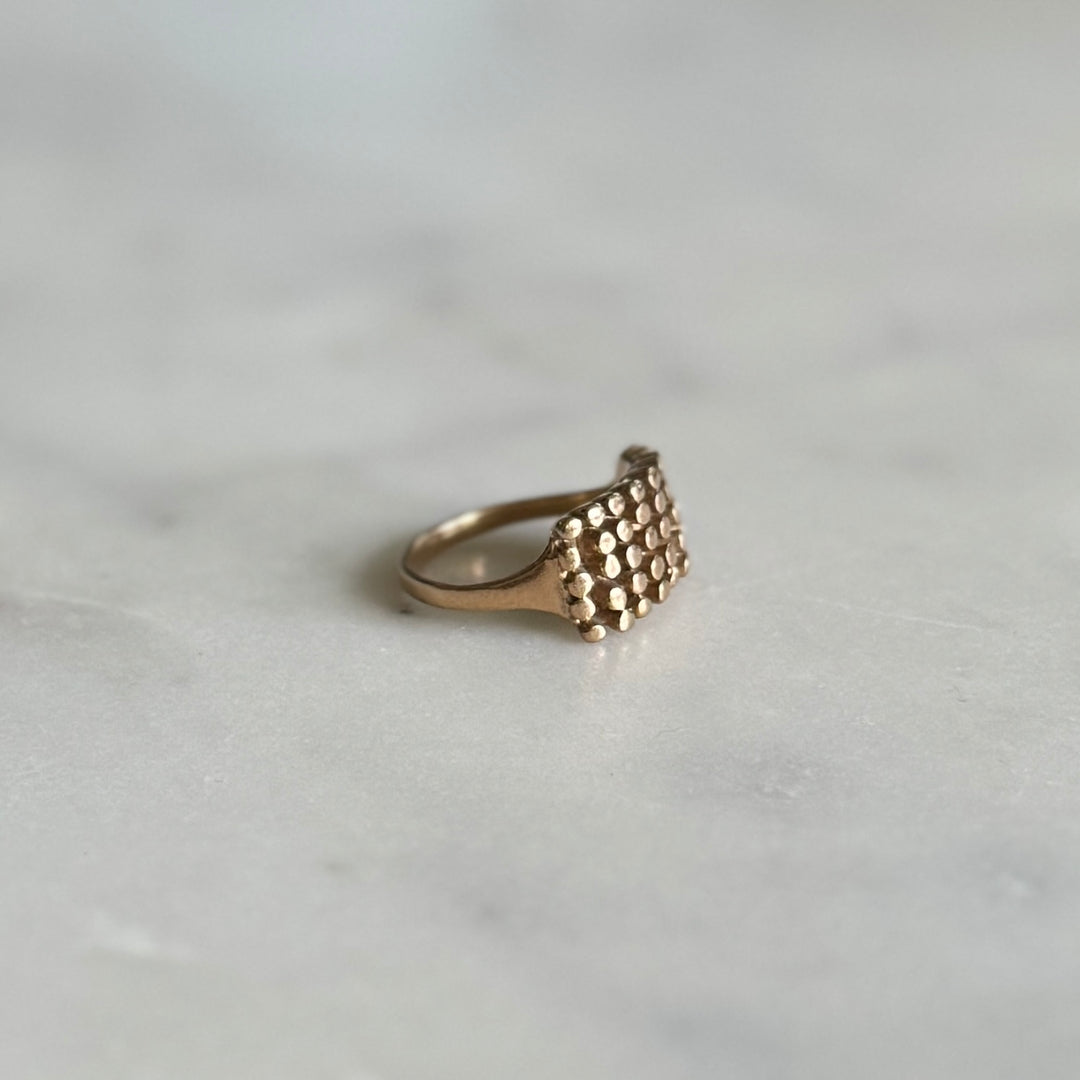 Handmade pilings ring by MIMOSA Handcrafted
