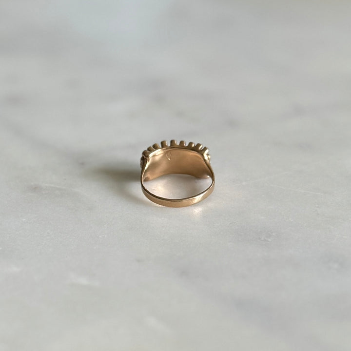 Handmade pilings ring by MIMOSA Handcrafted