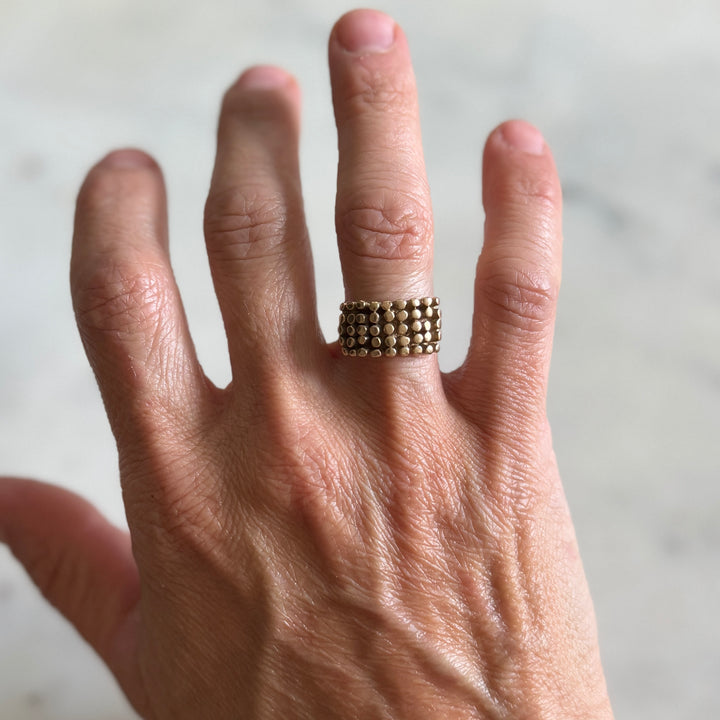 Handmade pilings ring by MIMOSA Handcrafted
