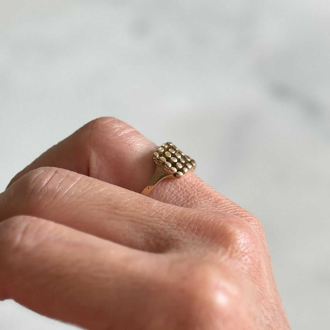 Handmade pilings ring by MIMOSA Handcrafted