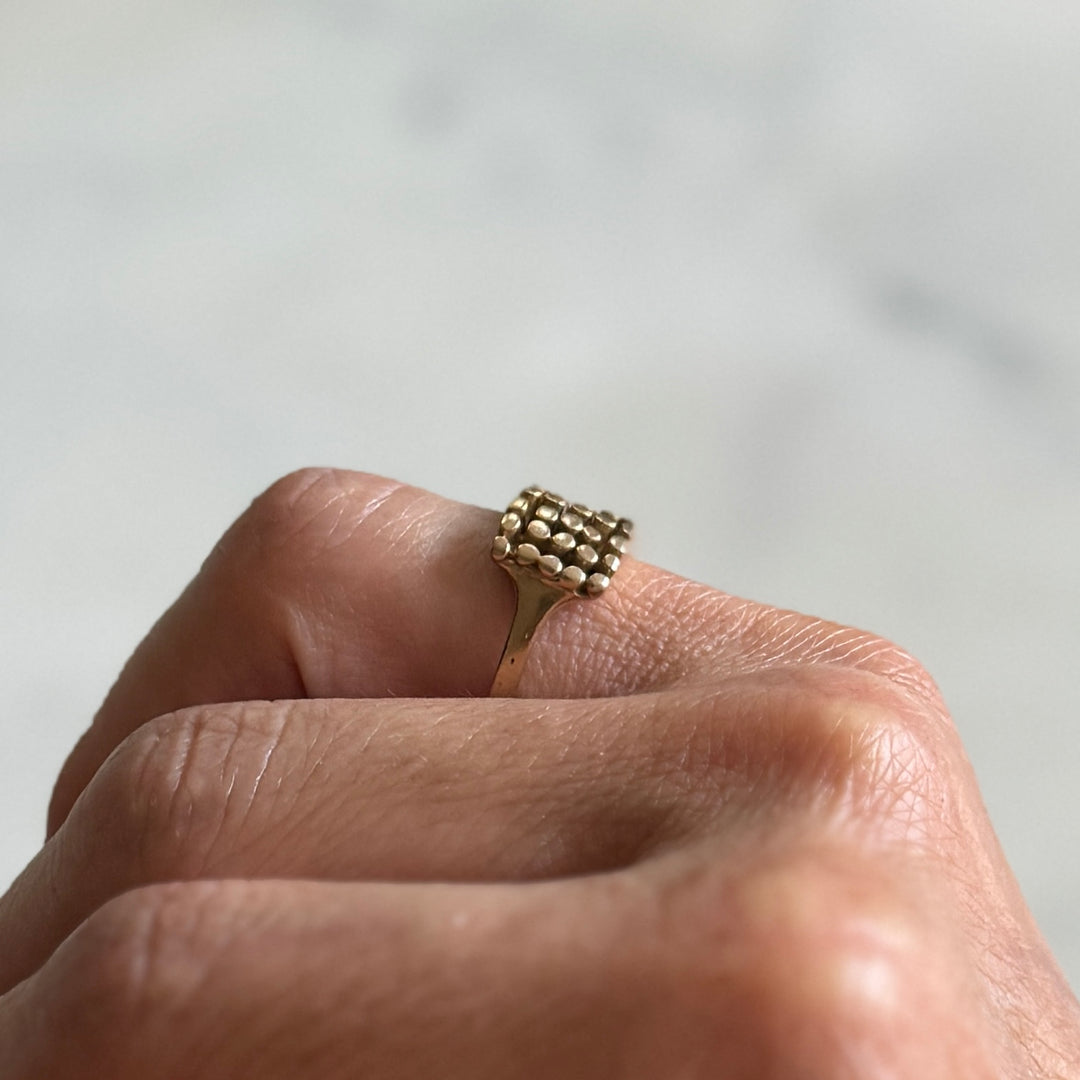 Handmade pilings ring by MIMOSA Handcrafted