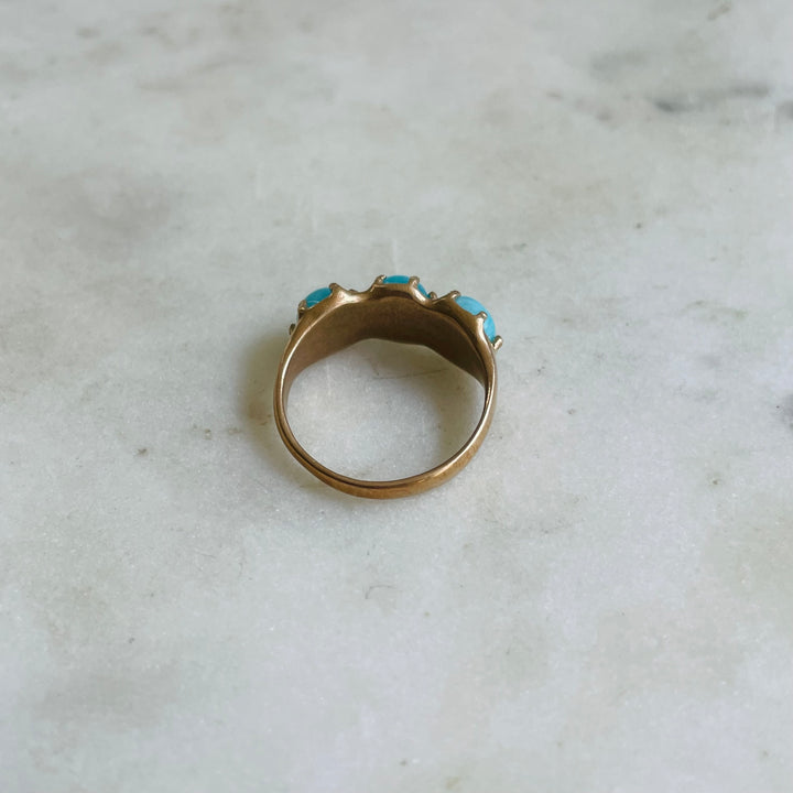 Size 7 Bronze Amazonite Ring