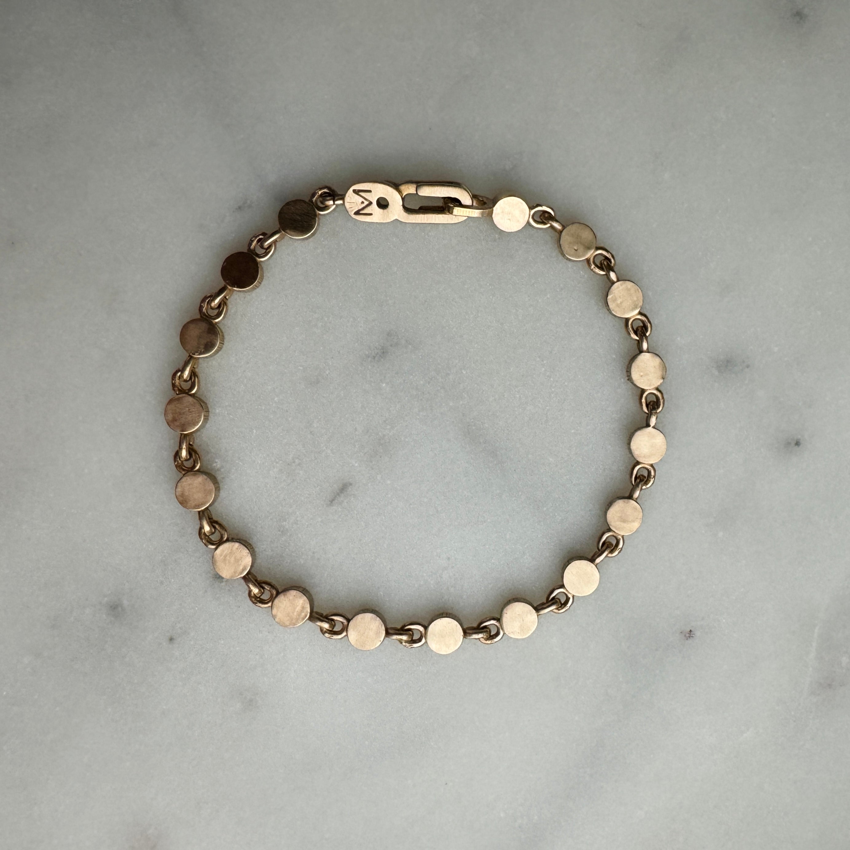 Nancy Linkin's Single Overlay Bronze Cuff | Art Jewelry