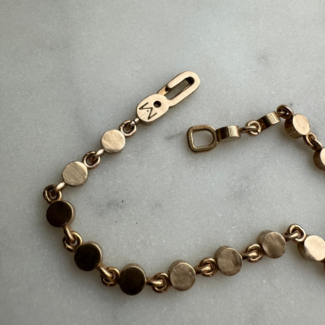 MIMOSA Handcrafted's Tennis Bracelet, the Gracelet, in Bronze.