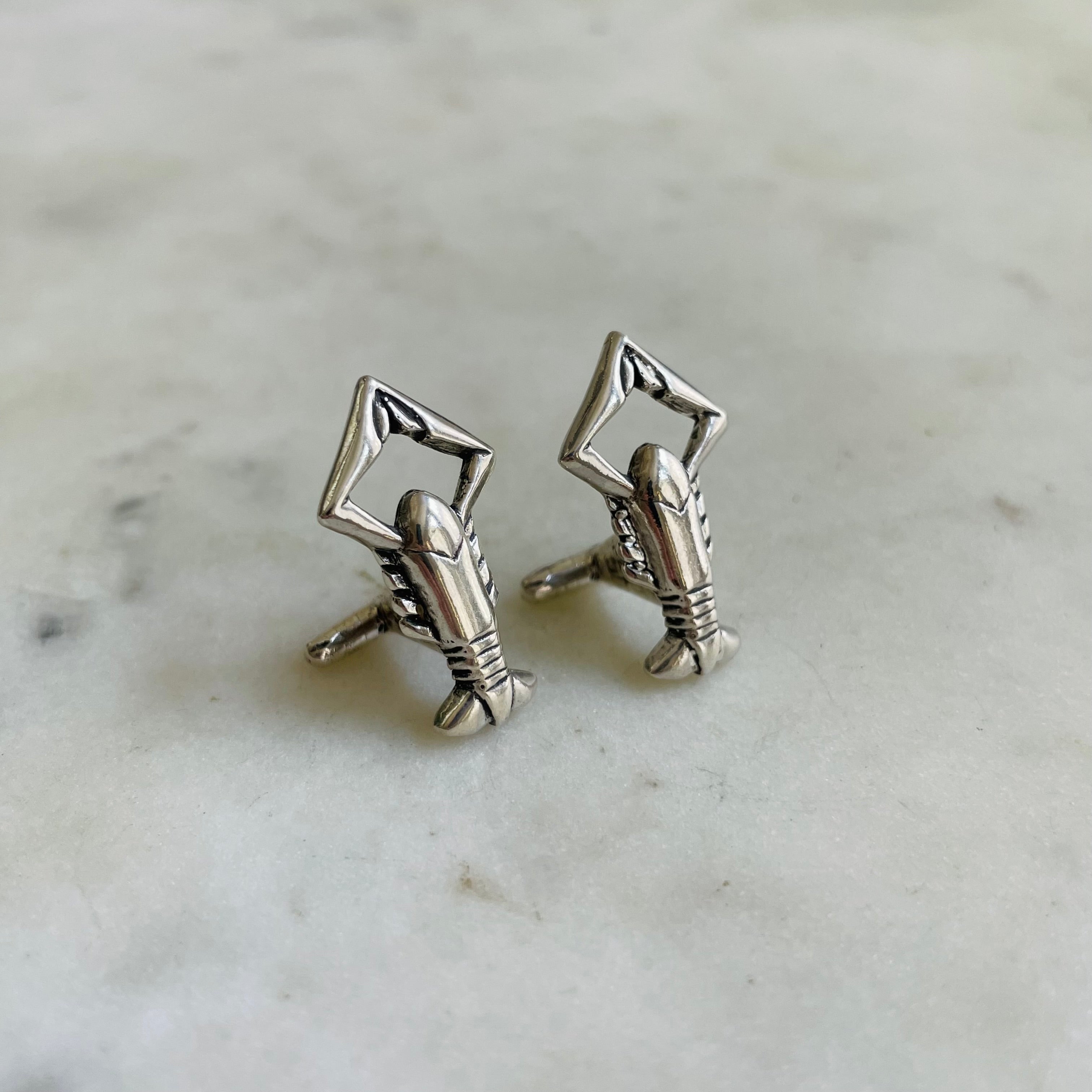 チュパカブラ Crawfish Cufflinks| MIMOSA Handcrafted