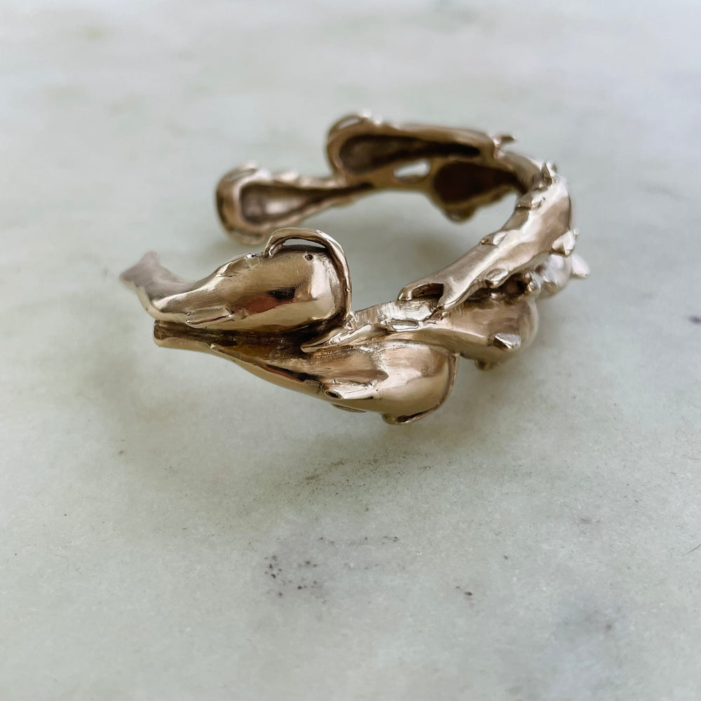 MIMOSA Handcrafted Catfish Bracelet In Bronze
