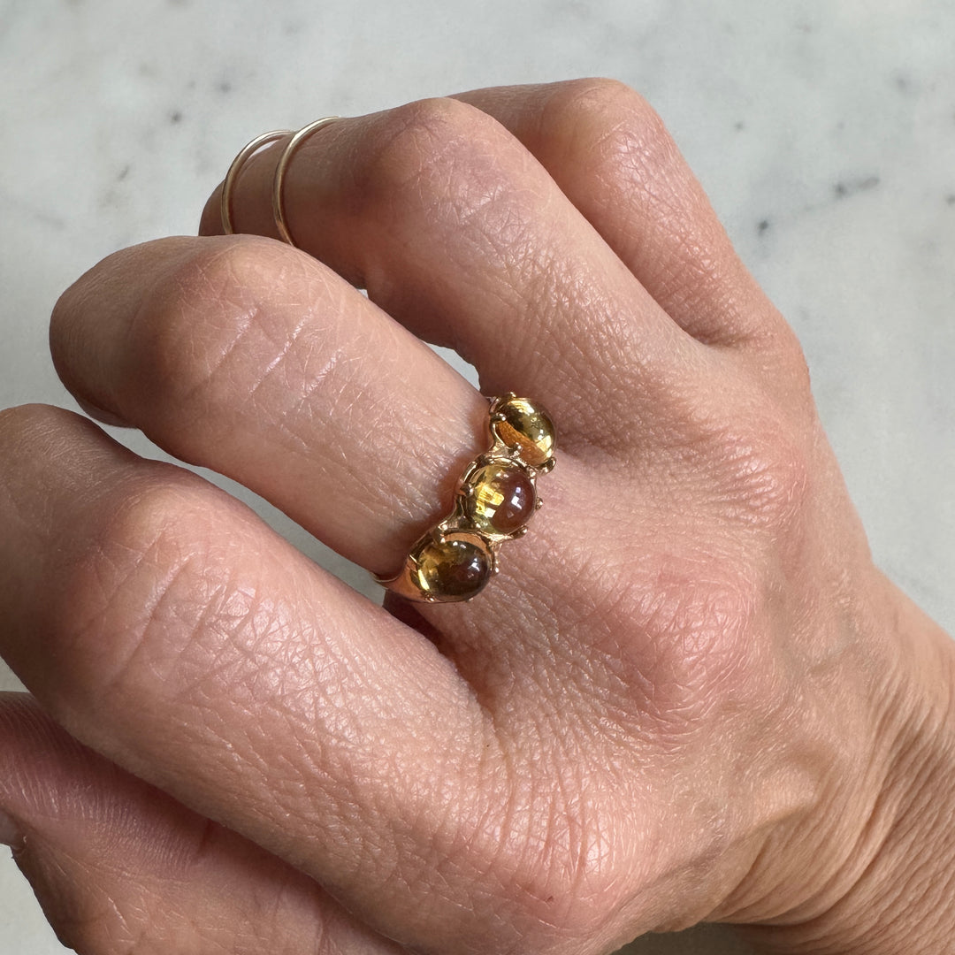 One Of A Kind Handmade Citrine Ring Designed And Set By MIMOSA Handcrafted