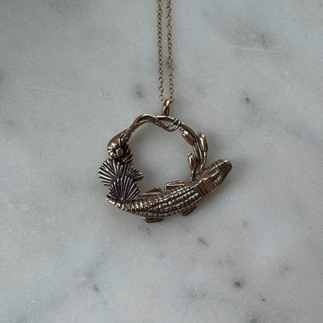 Plein Wild Swamp-Inspired Pendant from MIMOSA Handcrafted