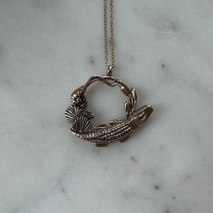 Plein Wild Swamp-Inspired Pendant from MIMOSA Handcrafted