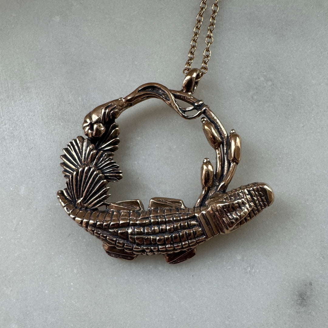 Plein Wild Swamp-Inspired Pendant from MIMOSA Handcrafted
