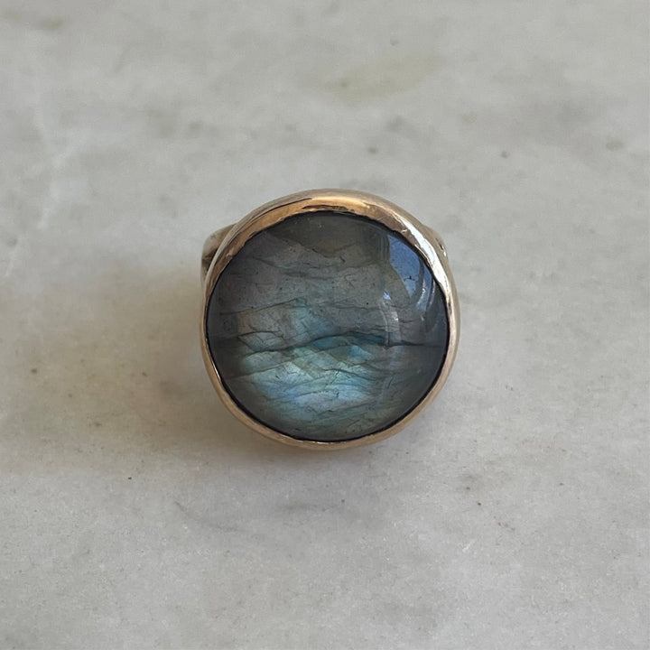 Mother Tree Ring With Labradorite | MIMOSA Handcrafted