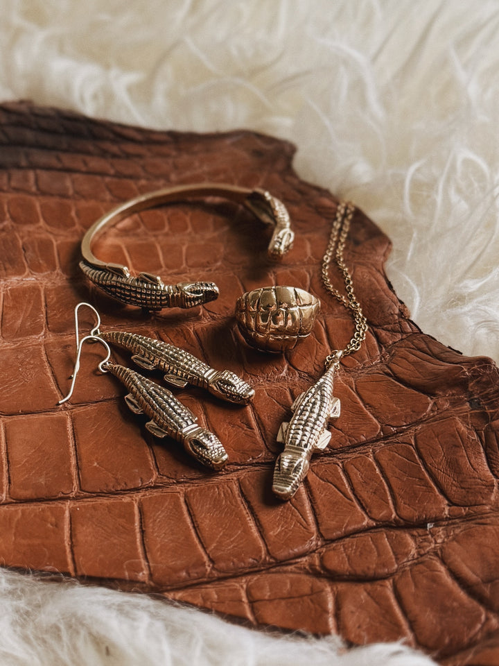 MIMOSA Handcrafted Louisiana Alligator Jewelry