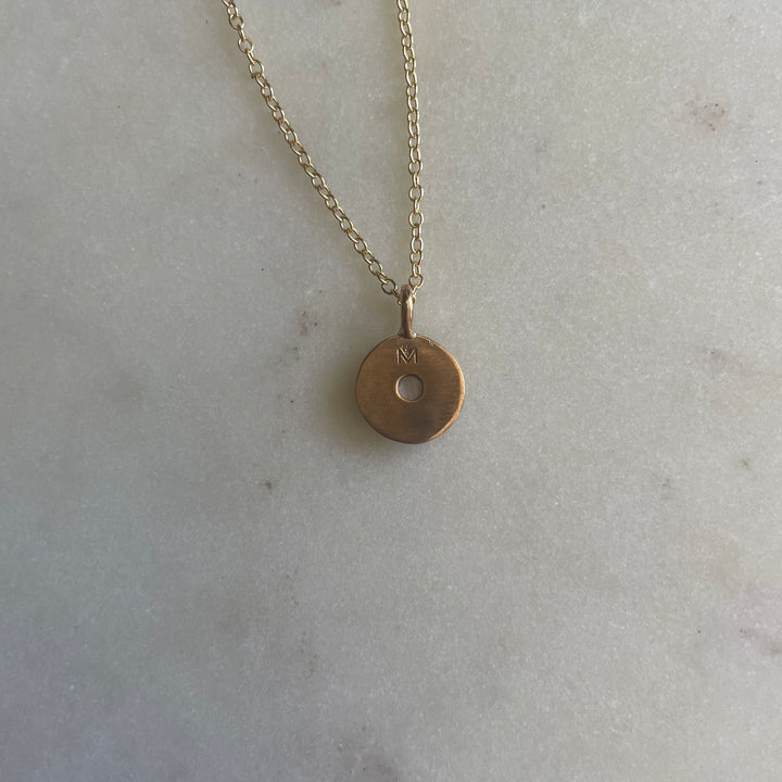 Small Sunburst Necklace with Mother of Pearl | MIMOSA Handcrafted