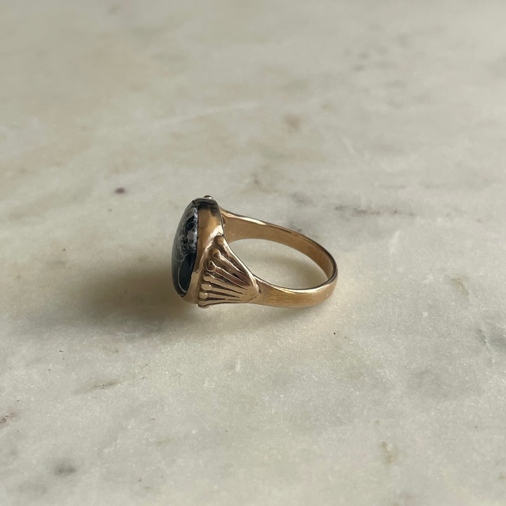 One of A Kind White Buffalo Turquoise Ring | MIMOSA Handcrafted