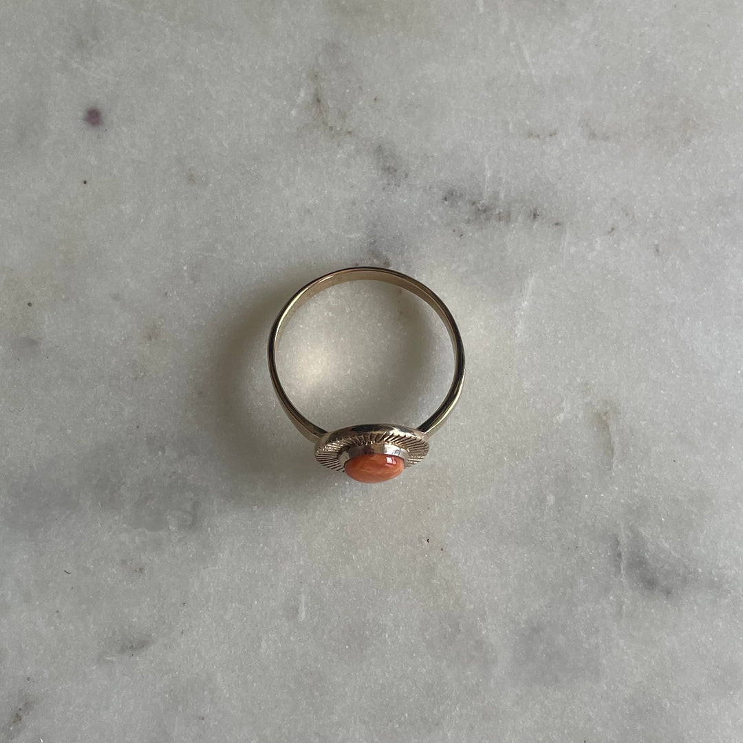 Sunburst Ring with Spiny Oyster | MIMOSA Handcrafted