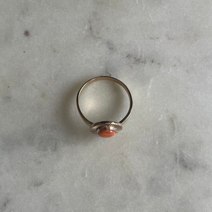 Sunburst Ring with Spiny Oyster | MIMOSA Handcrafted
