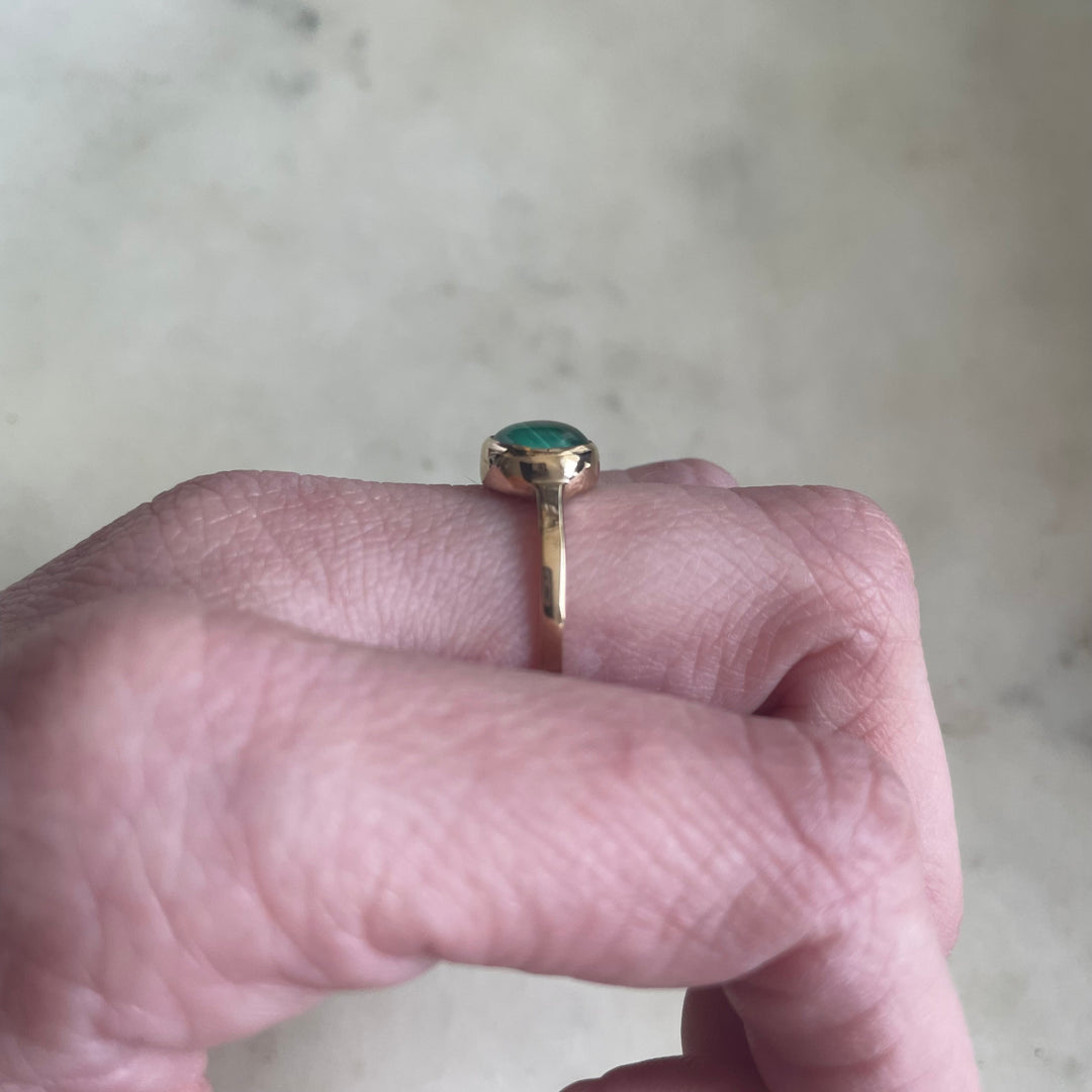 ONE OF A KIND MALACHITE RING | MIMOSA Handcrafted