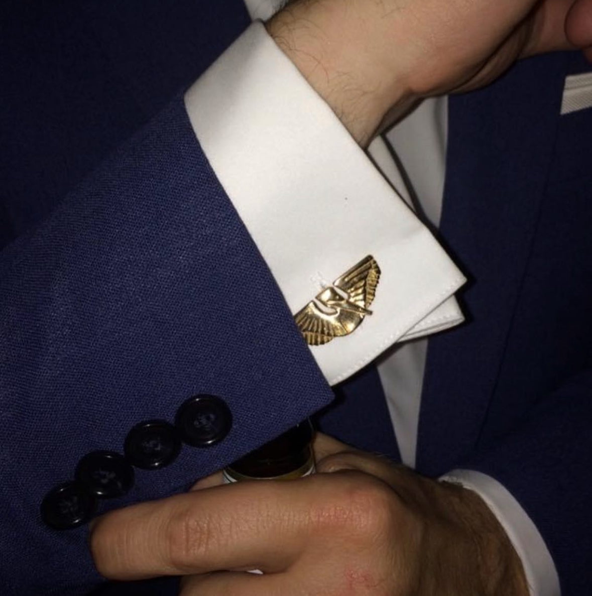 Pelican Cufflinks | MIMOSA Handcrafted