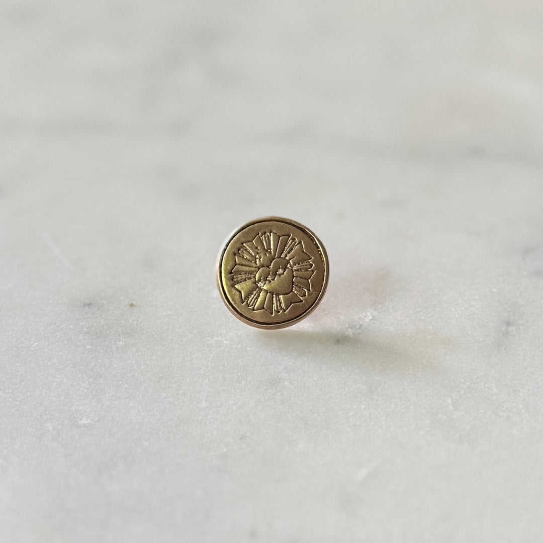 Sacred Heart Pin | MIMOSA Handcrafted