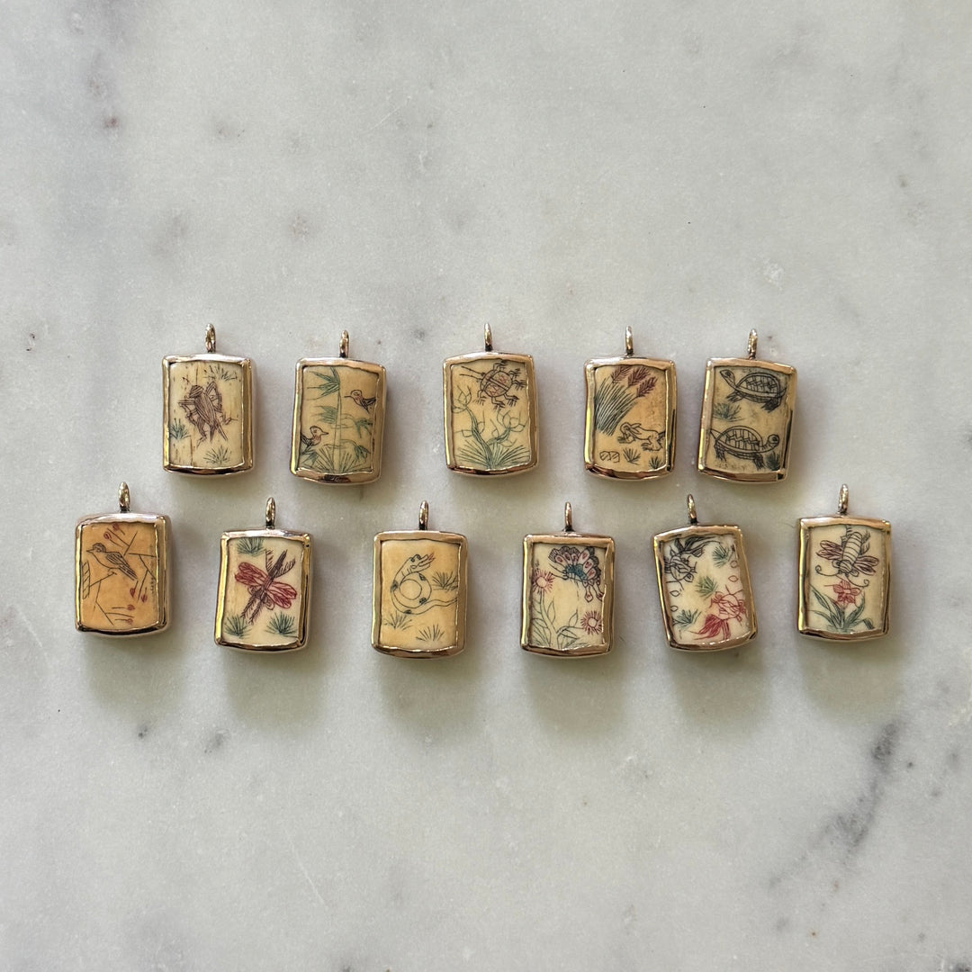 STORY PANEL PENDANTS — ONE OF A KIND  | MIMOSA Handcrafted 