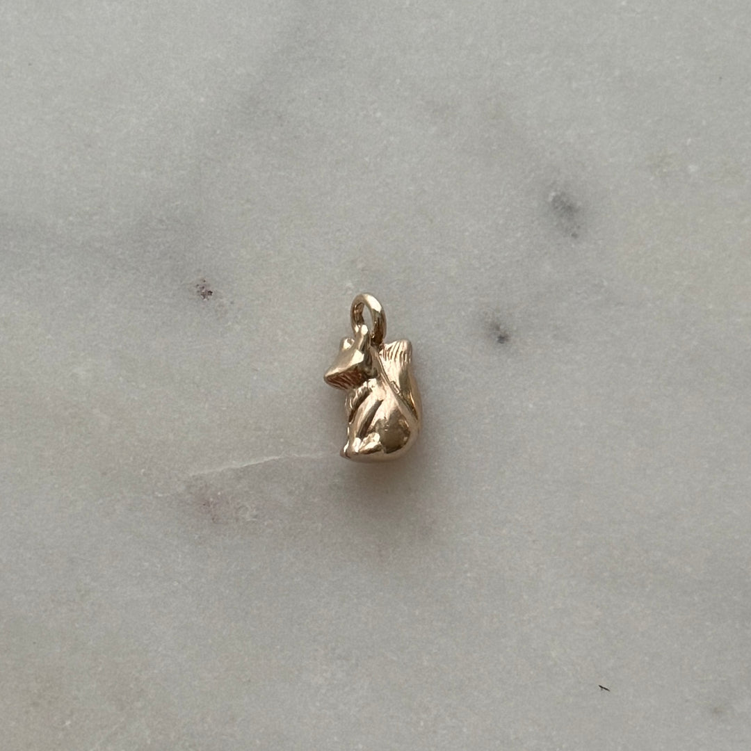 Fox pendant in bronze