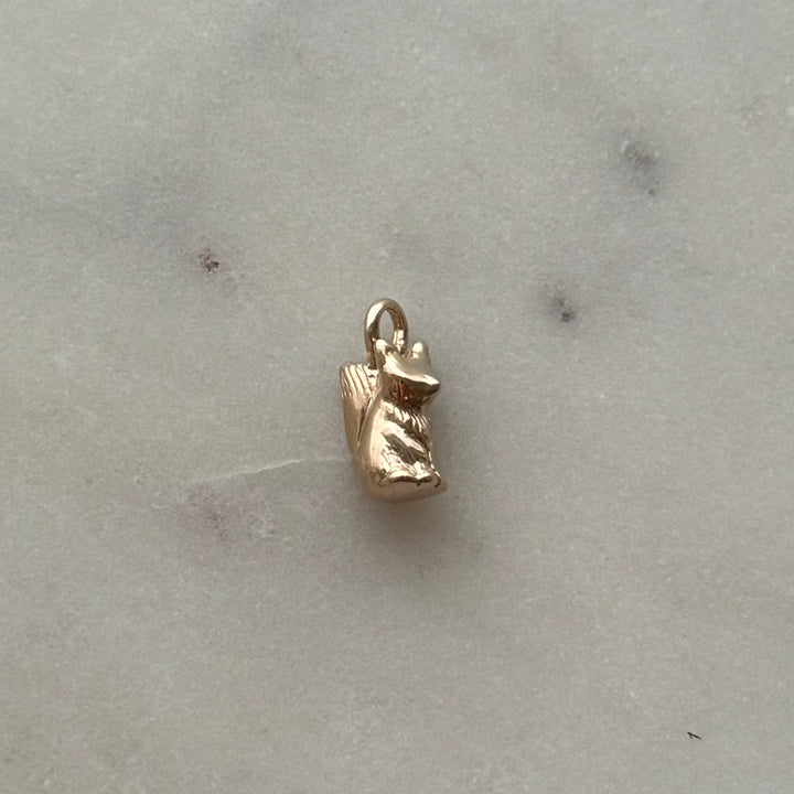 Fox pendant in bronze