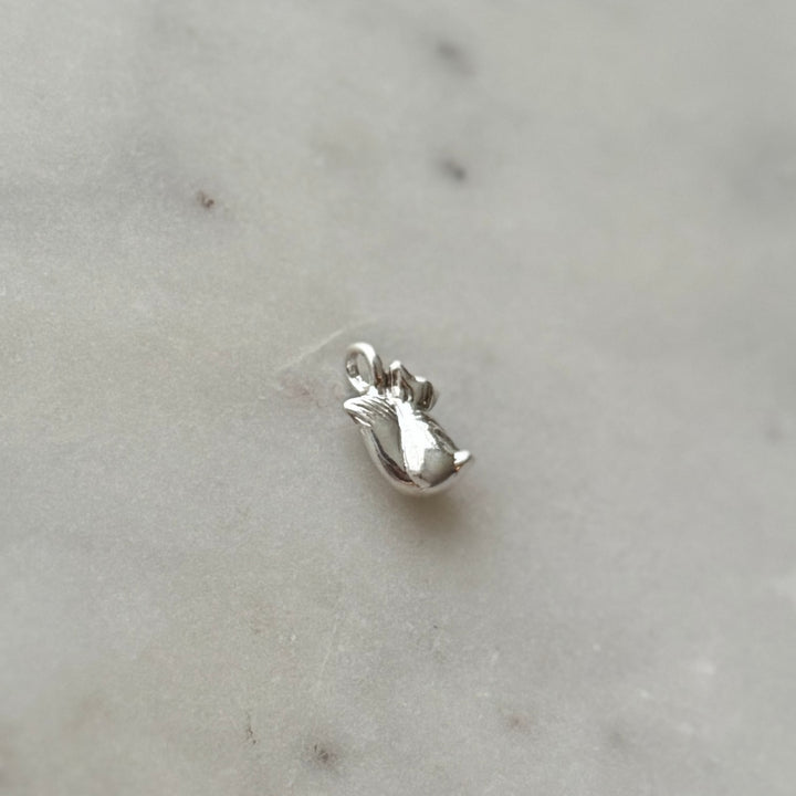 Fox pendant in sterling silver 