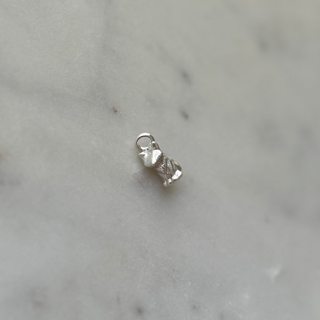 Fox pendant in sterling silver 