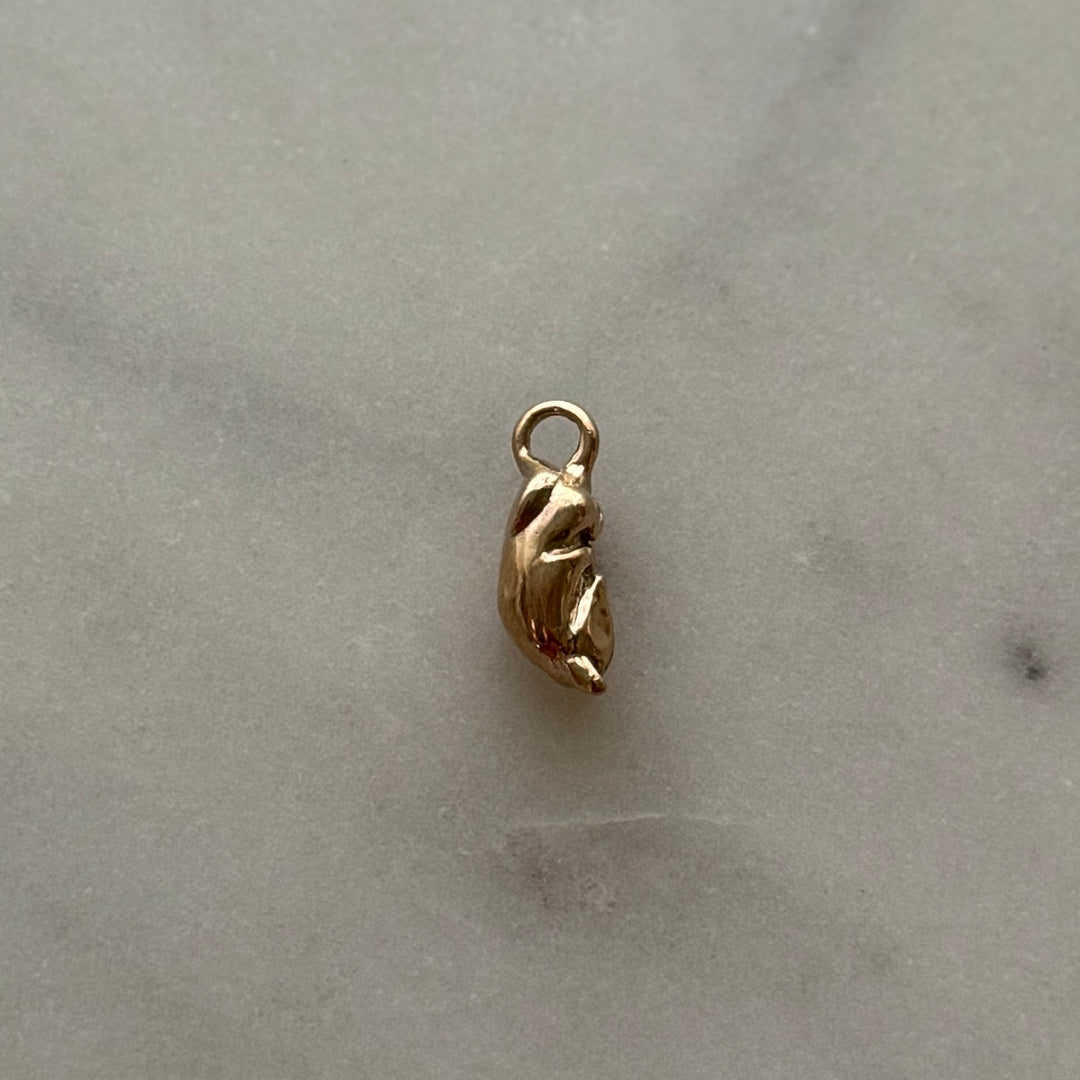 Opossum pendant in bronze