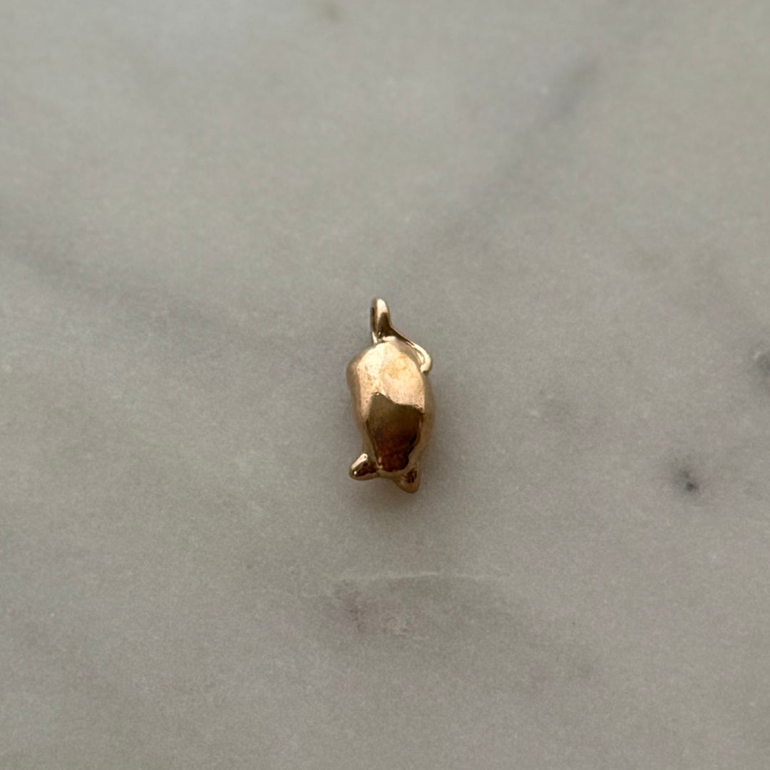 Opossum pendant in bronze