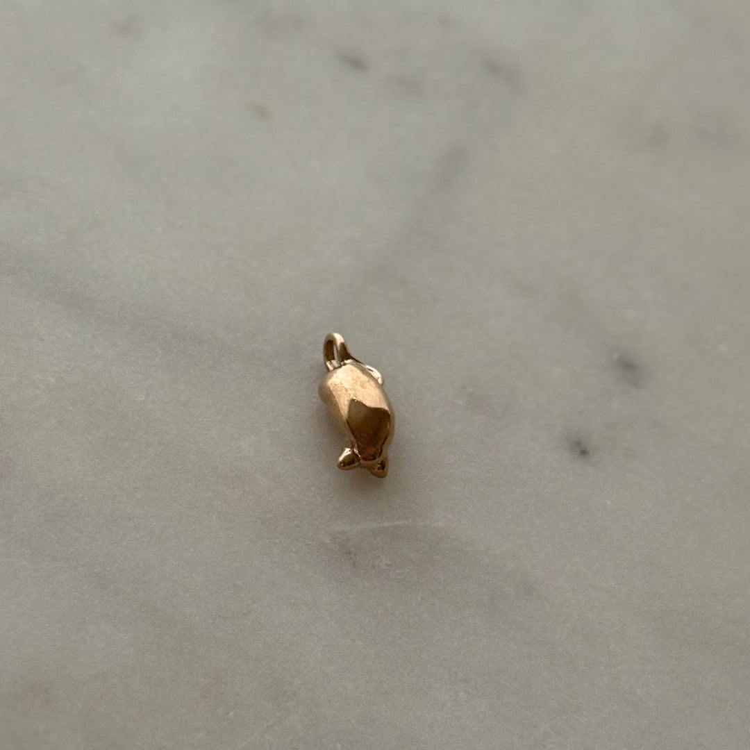 Opossum pendant in bronze