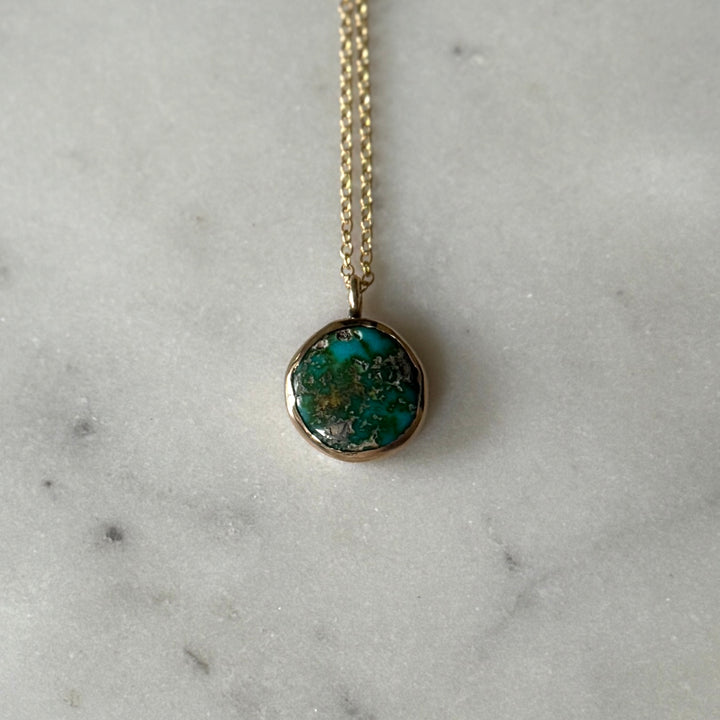 One Of A Kind Turquoise Pendant | MIMOSA Handcrafted 