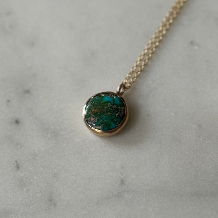 One Of A Kind Turquoise Pendant | MIMOSA Handcrafted 