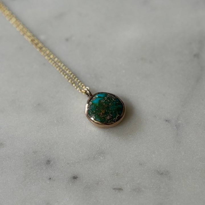 One Of A Kind Turquoise Pendant | MIMOSA Handcrafted 