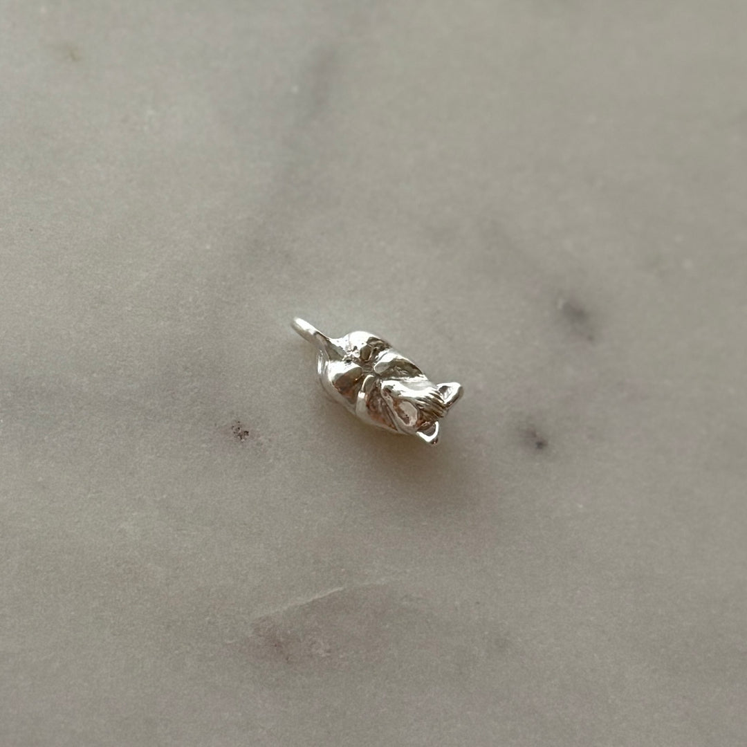 Opossum pendant in sterling silver 