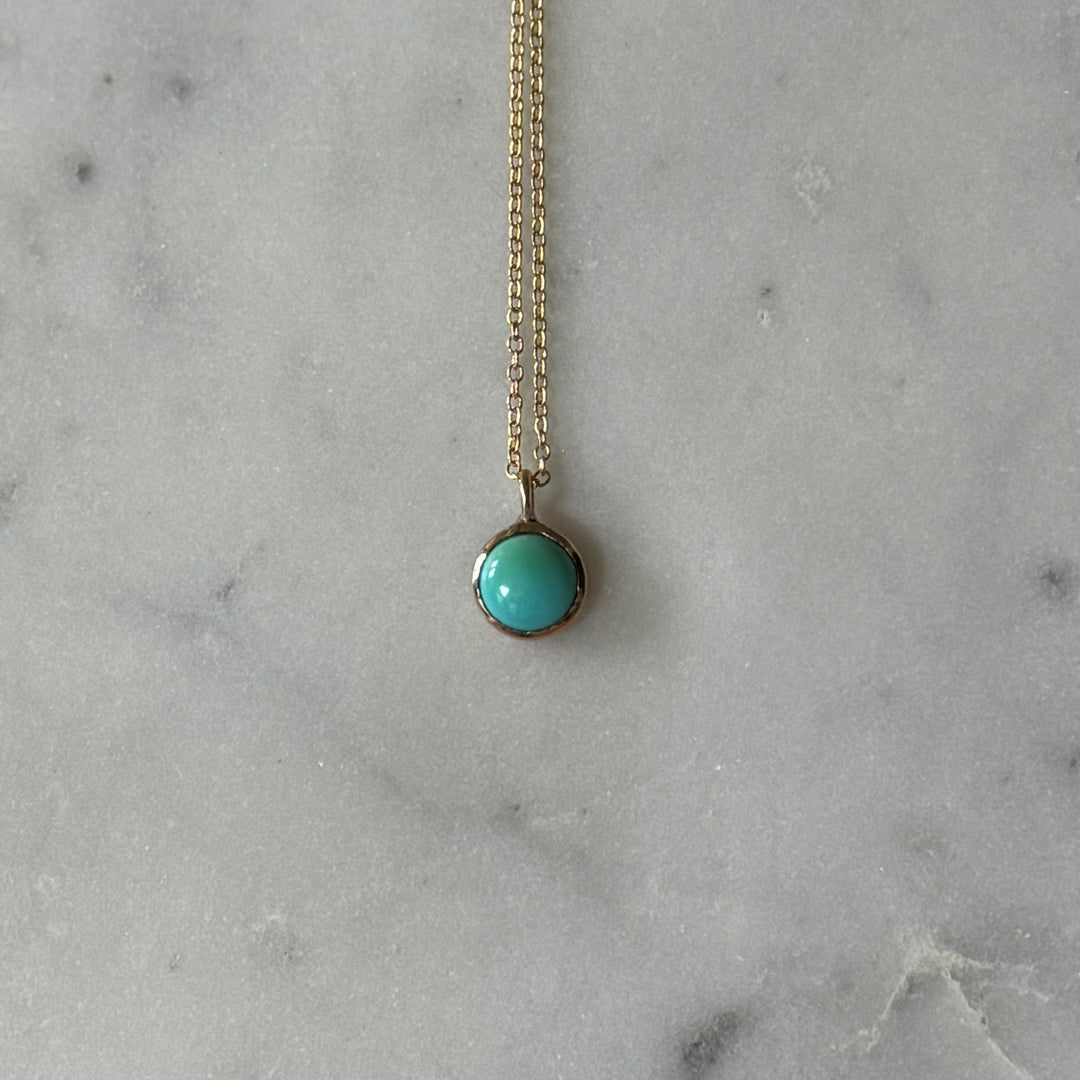 One Of A Kind Turquoise Pendant | MIMOSA Handcrafted 