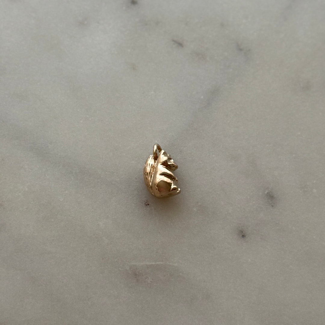 Raccoon pendant in bronze 