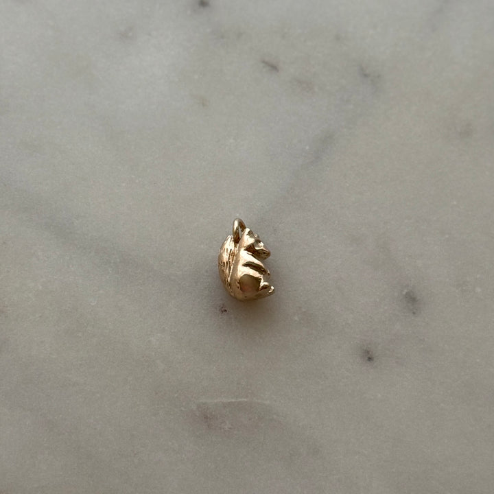 Raccoon pendant in bronze 