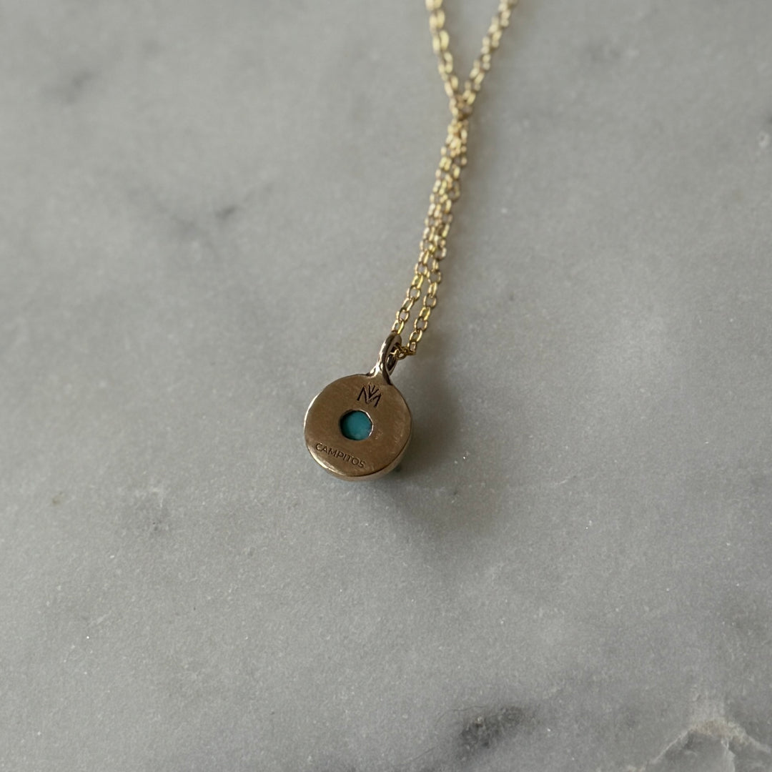 One Of A Kind Turquoise Pendant | MIMOSA Handcrafted 