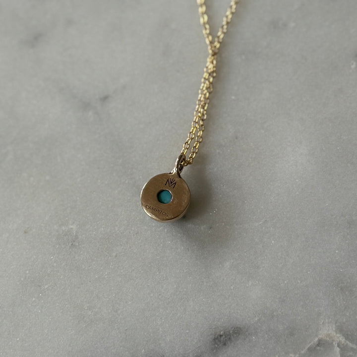 One Of A Kind Turquoise Pendant | MIMOSA Handcrafted 