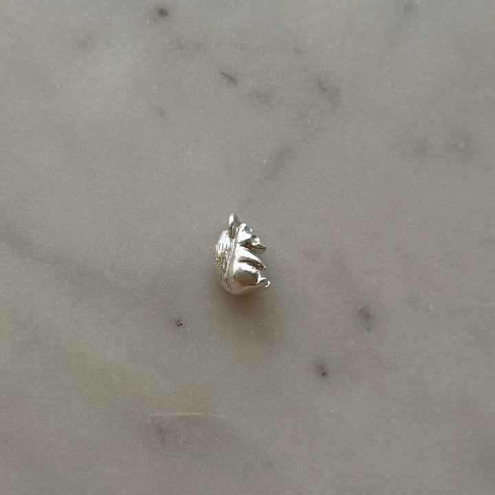 Raccoon pendant in sterling silver 