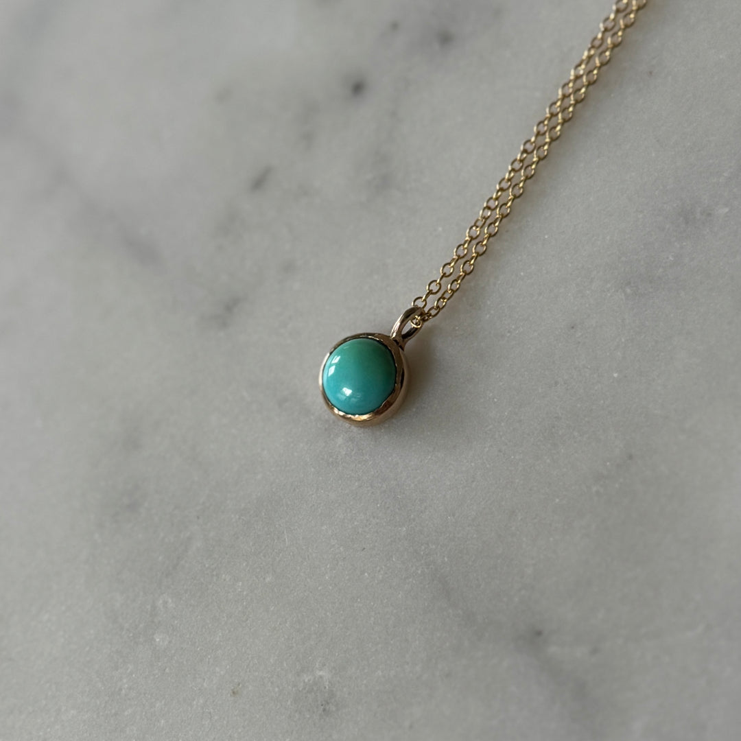 One Of A Kind Turquoise Pendant | MIMOSA Handcrafted 