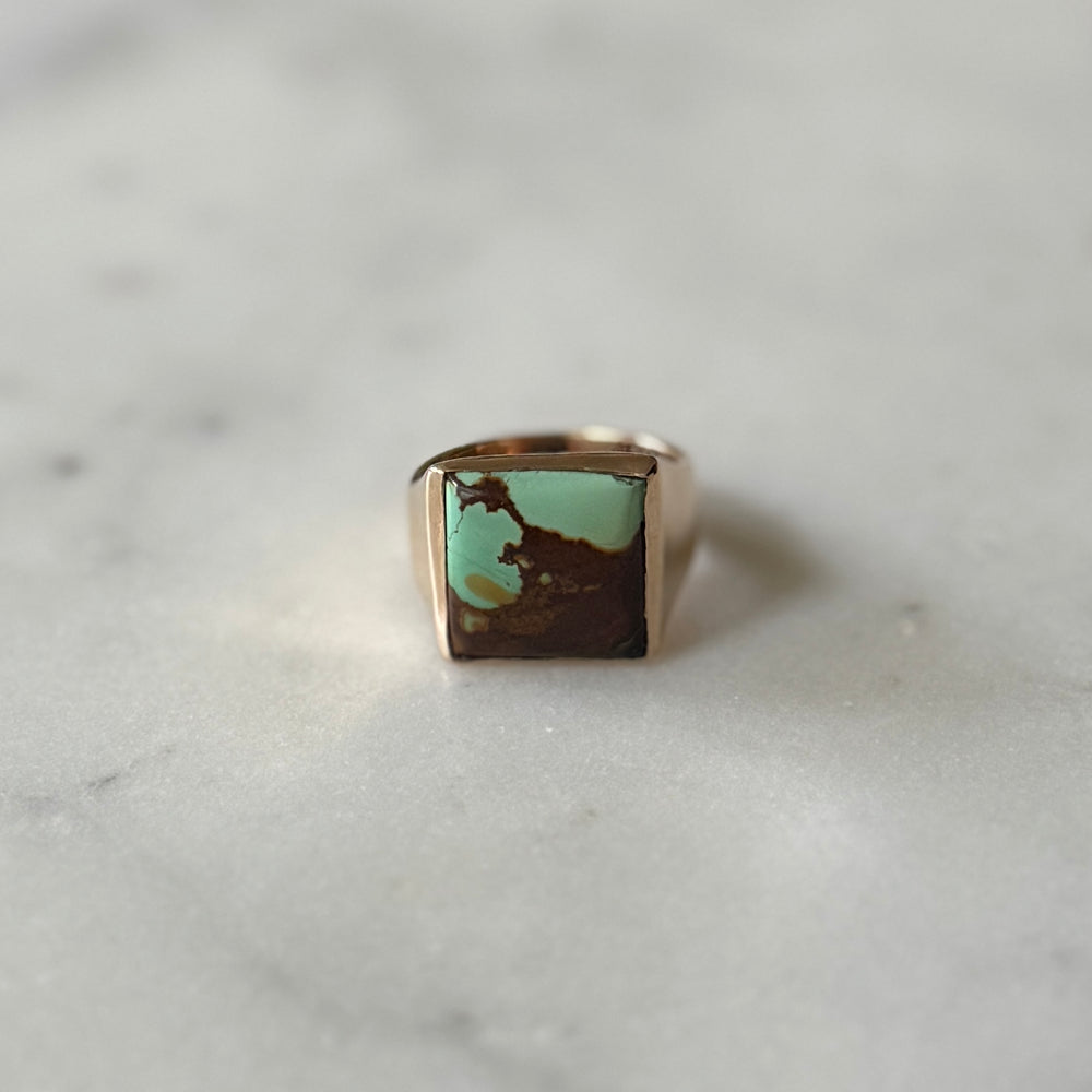 Unique Royston Turquoise Ring | MIMOSA Handcrafted
