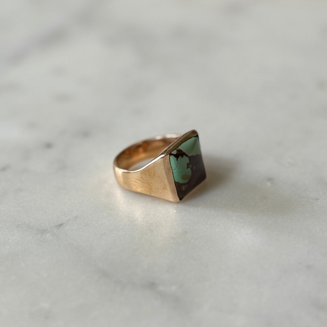 Unique Royston Turquoise Ring | MIMOSA Handcrafted