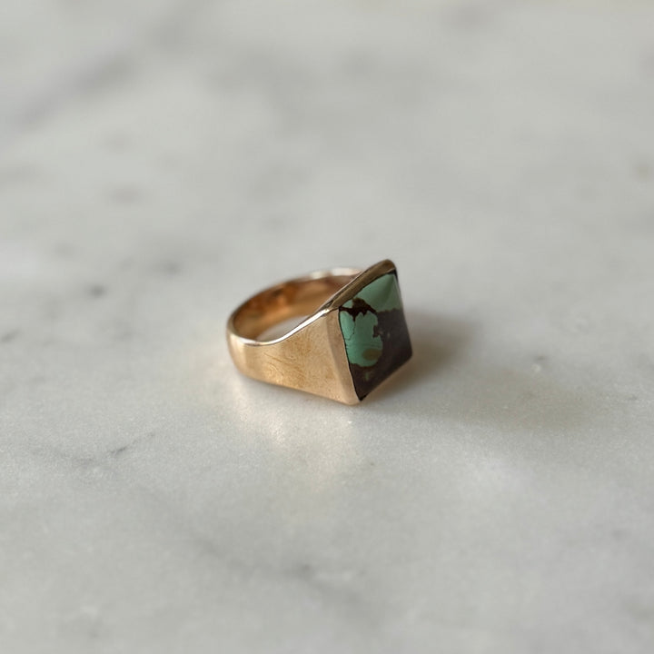 Unique Royston Turquoise Ring | MIMOSA Handcrafted